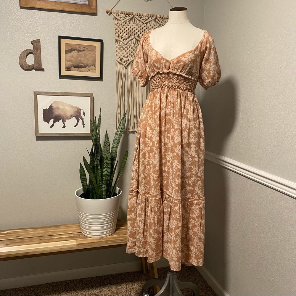 HP 3/11 NWT Free People Ellie Printed Maxi Dress